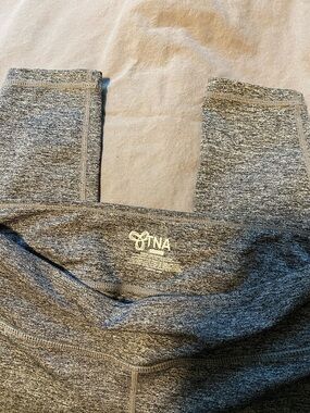 TNA Gray Marled Performance Leggings